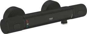 Grohe Precision Feel zuhanycsaptelep zuhanyszett nélkül 150 mm matt fekete 347902430