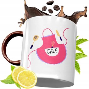 Bordó Bögre Szakácsnak Születésnapi Ajándék fényképes nyomattal