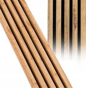 Lamellák a főzőlapon Kezdőpanel Fali Kezdőpanelek Tölgy Vegyes 275x21 cm