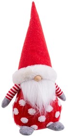 Textil karácsonyi manó (magasság 35 cm) Santa Claus – Casa Selección
