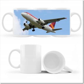 Repülőgép mintás bögre