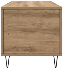 Dohányzóasztal kézműves tölgy 90 x 44.5 x 45 cm Faanyag