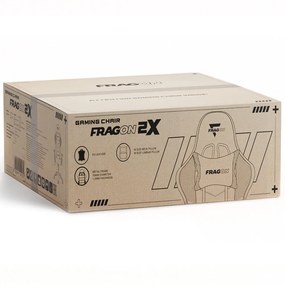 FragON Gamer szék - 2X Series Rev. 2.0, fekete/fehér