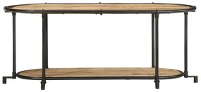 tömör nyers mangófa TV-szekrény 100 x 42 x 40 cm
