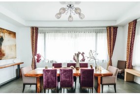 Globo 56689-5 - Felületre szerelhető csillár KORDULA 5xE14/40W/230V