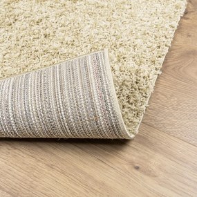 PAMPLONA arany magas szálú bolyhos modern szőnyeg 80 x 250 cm