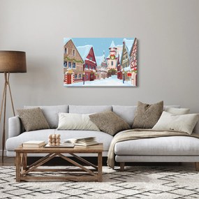 Kép - téli sikátor (90x60 cm)