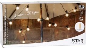 Fényfüzér izzók száma 20 db-os hosszúság 855 cm Small Circus – Star Trading