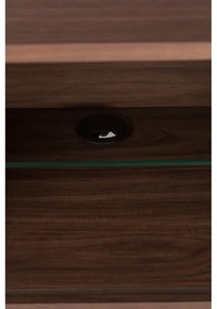 Barbier tolóajtós barna komód - Zuiver