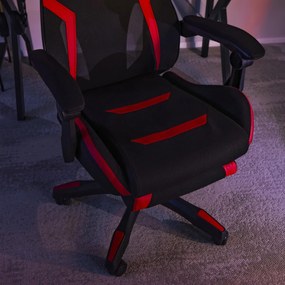 Irodai Forgószék Fekete/Piros Színben. MAXIMO