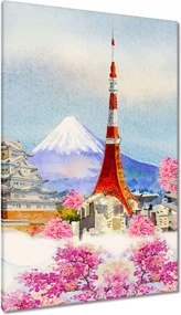 Festmények 80x120 Kirándulás Japánba