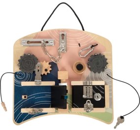 Small Foot - Motortábla zárakkal és forgó elemekkel