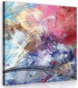 Vászonkép 80x80 Geometrikus lebegés modern stílusban a nappaliba