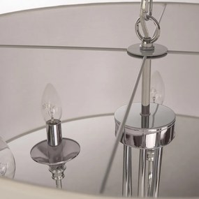 Cosmolight glamour klasszikus csillár abu dhabi fehér króm cosp06512ch-wh