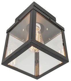 Ipari kültéri mennyezeti lámpa, fekete 1 lámpás - Rotterdam