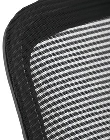 Fekete Hálós Irodai Szék, Hinta Mechanikával. KA-S3015 BK