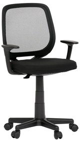 Scaun pivotant de birou modern negru KA-W022