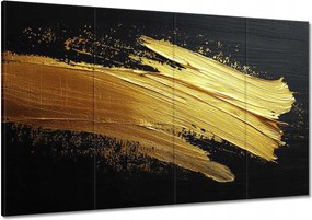 Vászonkép 120x80 Arany csillogás ecsettel