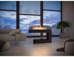 InFire BIO kandalló 110x92 cm, 3 kW, fekete