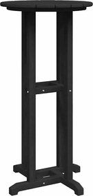 vidaXL Bárasztal Fekete 55 x 55 x 107 cm Polietilén