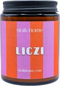 Szójagyertya Licsi gyümölcs illatgyertya friss 150ml Słoik Home