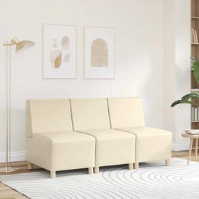 krémszínű műbőr kanapéfotel 55 cm