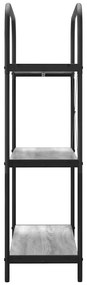 Könyvespolc Szürke sonoma 80 x 30 x 109 cm Faanyag