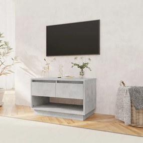 betonszürke szerelt fa TV-szekrény 70x41x44 cm
