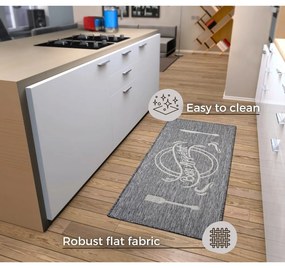 Szürkésbézs futószőnyeg 62x150 cm Cucina – Hanse Home
