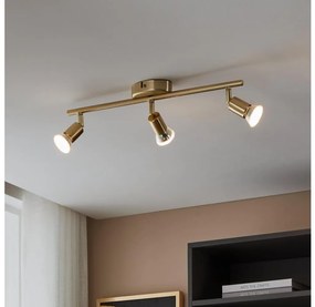 Eglo 33186 - LED Spotlámpa BUZZ-LED 3xGU10/2,8W/230V 3000K arany