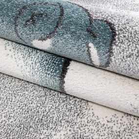 Kék-szürke gyerek szőnyeg 140x200 cm Kids – Ayyildiz Carpets