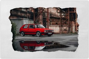 Poszter 60x40 Vw Golf Dupla 2 II Gtd