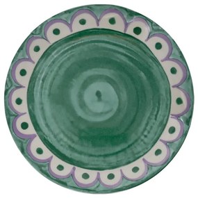 Zöld porcelán tányér készlet 6 db-os ø 27 cm Tangeri green – Villa Altachiara