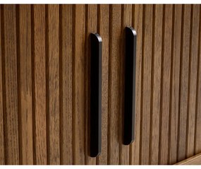 Barna TV-állvány tölgyfa dekorral 180x56x45 cm Nola – Unique Furniture