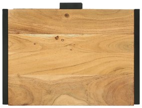 Highboard 50x35x75 cm Tömör fa Akác