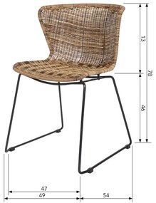 Wings Nature 2 db szék - WOOOD