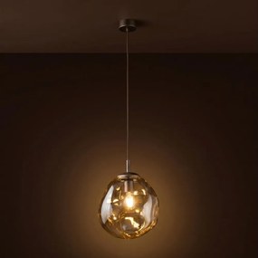 BRILAGI - VULCANO kábellel függőlámpa 1xE27/15W/230V átm. 25 cm bronz/füstös bézs
