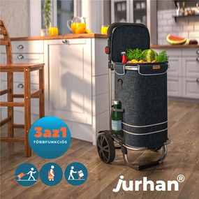 EASY bevásárlótáska kerekekkel, 50l, fekeate Jurhan