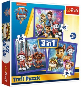Gyermek puzzle - Paw Patrol III. - 3 az 1-ben