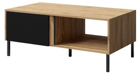 Dohányzóasztal Munkki 8 (tölgy + fekete). 1087323