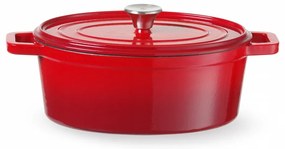 Indukciós tűzhelyhez alkalmas öntöttvas edény fedővel 4,4 l – Hendi