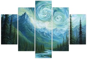 Kép - Táj Van Gogh érintésével (150x105 cm)