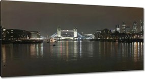 Festmények 115x55 Éjszakai panoráma London
