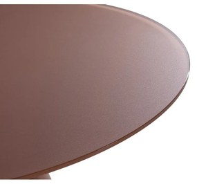 Kerek étkezőasztal üveg asztallappal ø 120 cm Vida – MOME