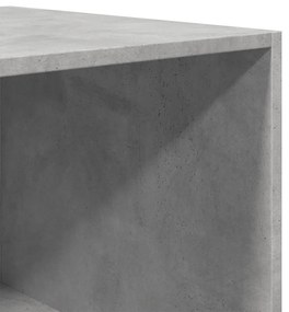 betonszürke szerelt fa ruhásszekrény 100 x 50 x 200 cm