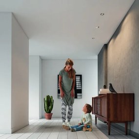 Philips 50393/11/PN - 3x LED RGBW dimmelhető beépíthető mennyezeti lámpa 1xGU10/4,8W/230V króm + távirányító