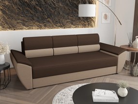 Háromszemélyes kanapé Radiant Bis (sötétbarna + világosbarna). 1056838
