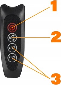 Fényerőszabályozható LED csipeszes asztali lámpa LED/10W/5V 3000/4000/6000K fekete