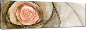 Vászonkép 90x30 Absztrakt rózsa virág