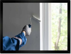 Poszterek keretben 40x30 Falfestés hengerrel